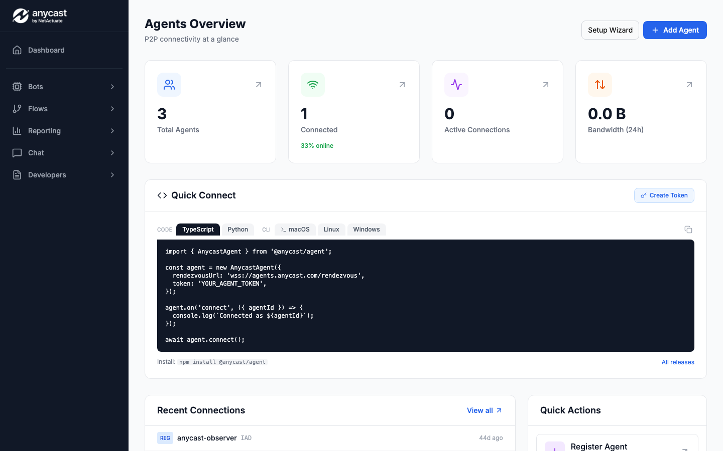 Fleet management dashboard
